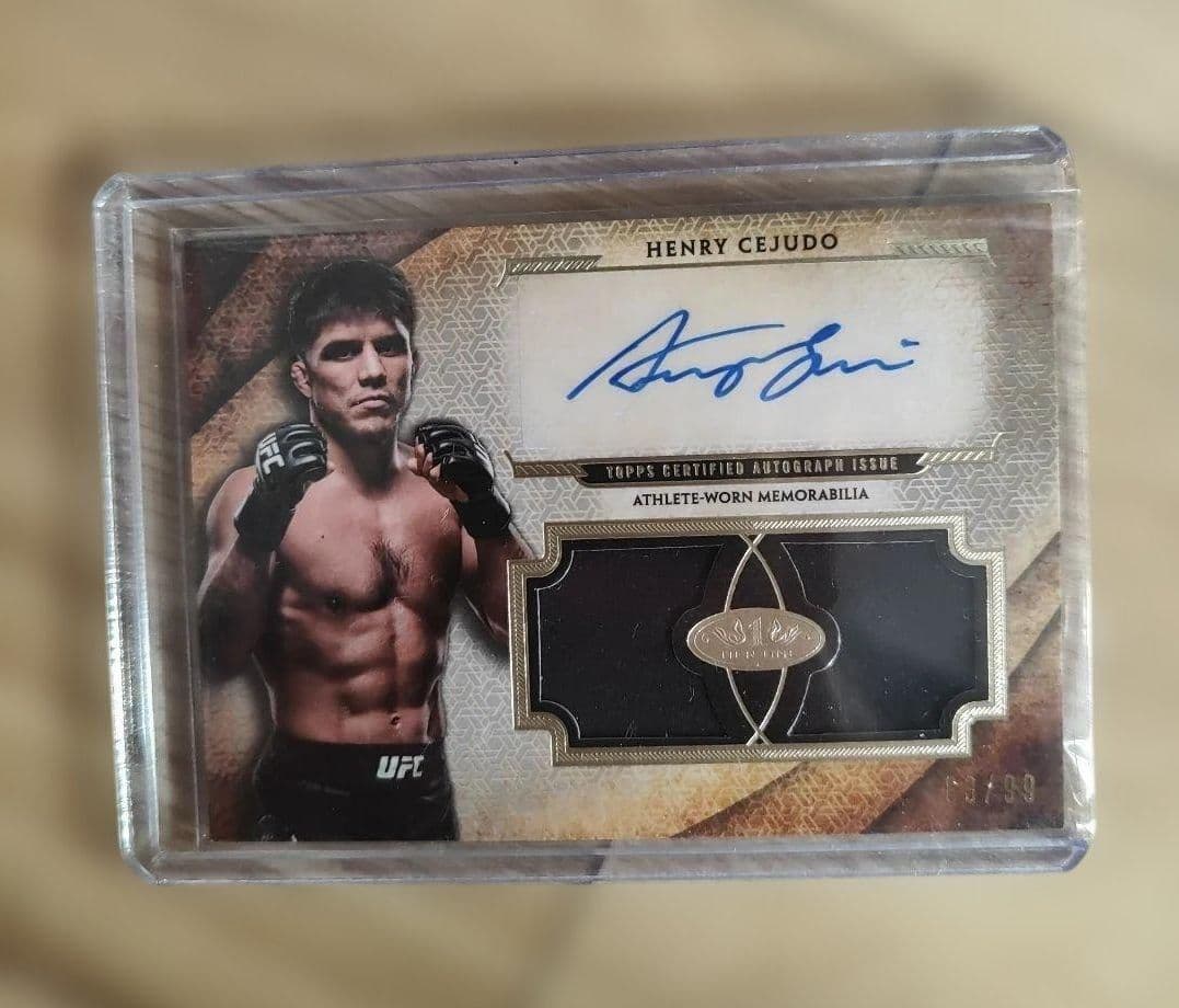 専用 UFC イリー・プロハースカ ヘンリー・セフード　サインカード