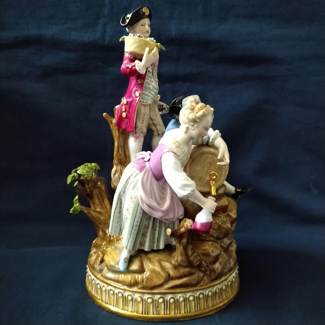 ✤1924年以前・マイセン(Meissen)フィギュリン✤『ワイナリー』