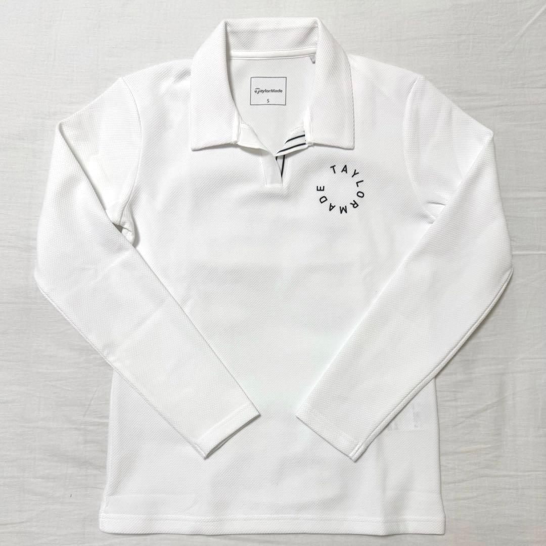 【TaylorMade/テーラーメイド】サークルロゴL/S ポロシャツ