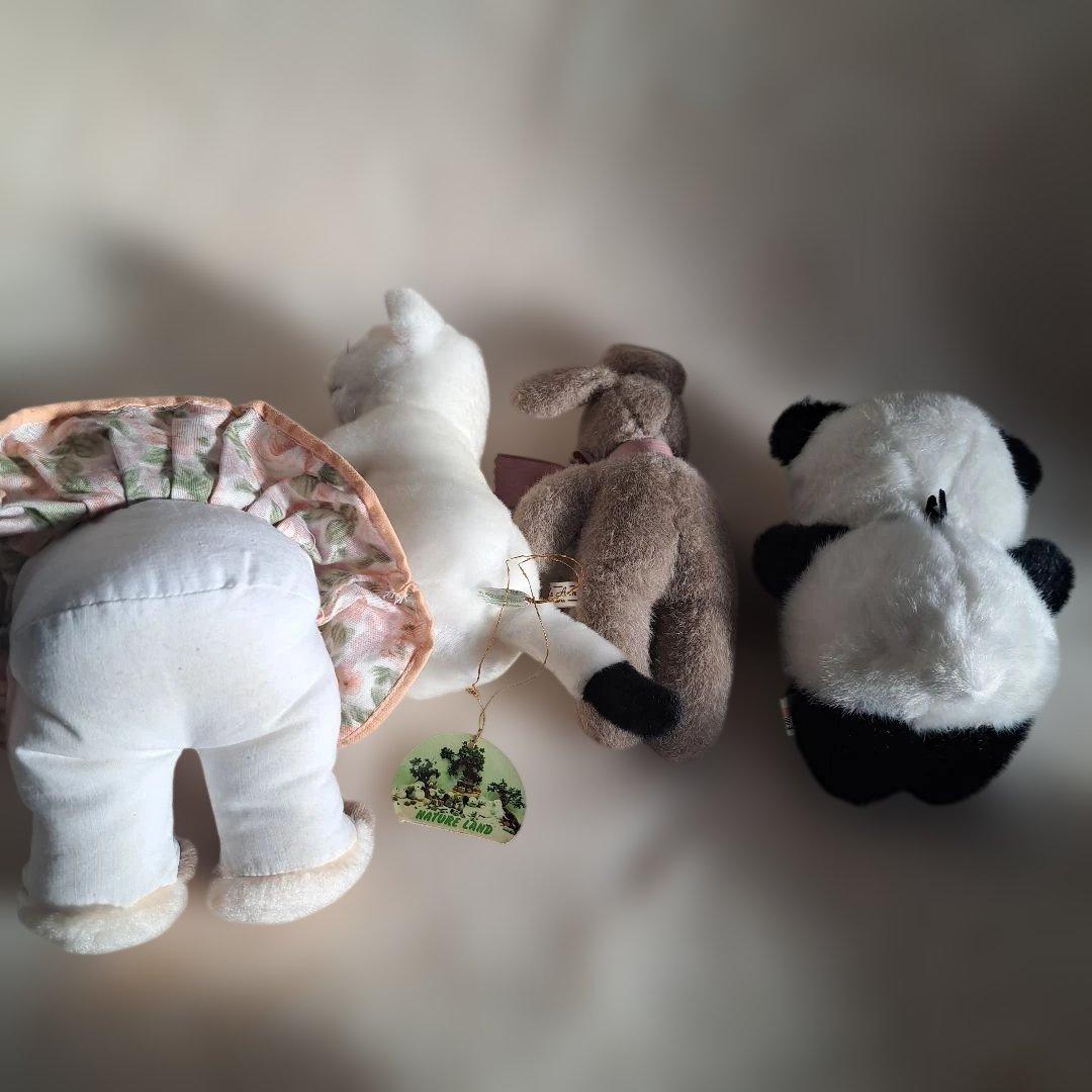 お得 昭和 レトロ ぬいぐるみ 人形 まとめ売り　セット 動物 玩具