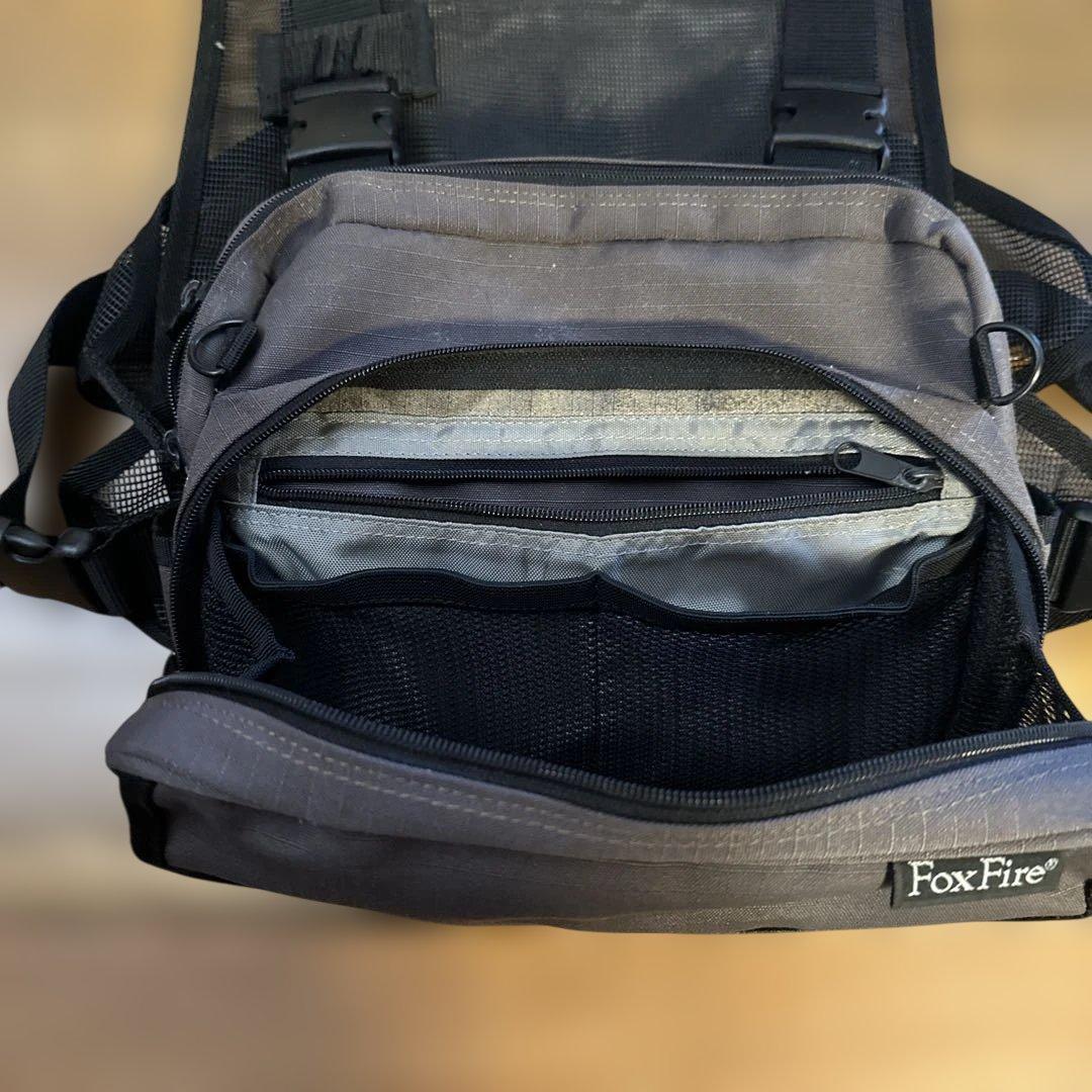 FOXFIRE ベスト　バックベスト　トラウトベスト　 フォックスファイヤー