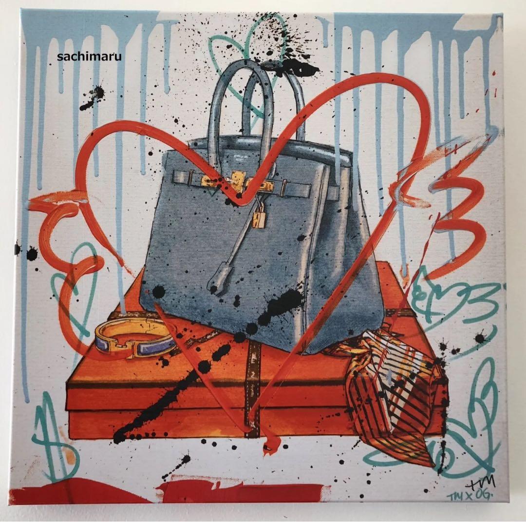 Oliver Gal My Blue Bag Remix キャンバス 41x41