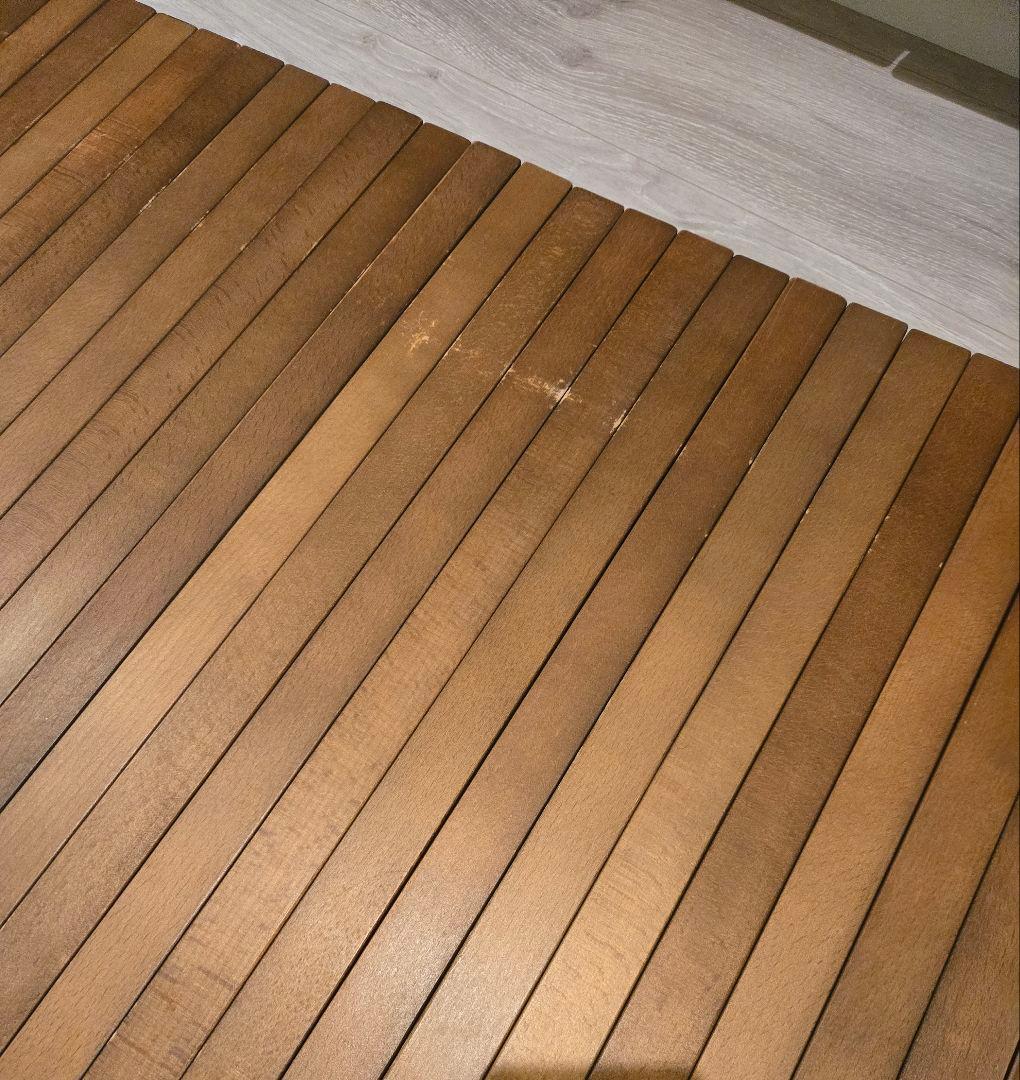 Hilanders 木製　ロールトップテーブル 120×60cm