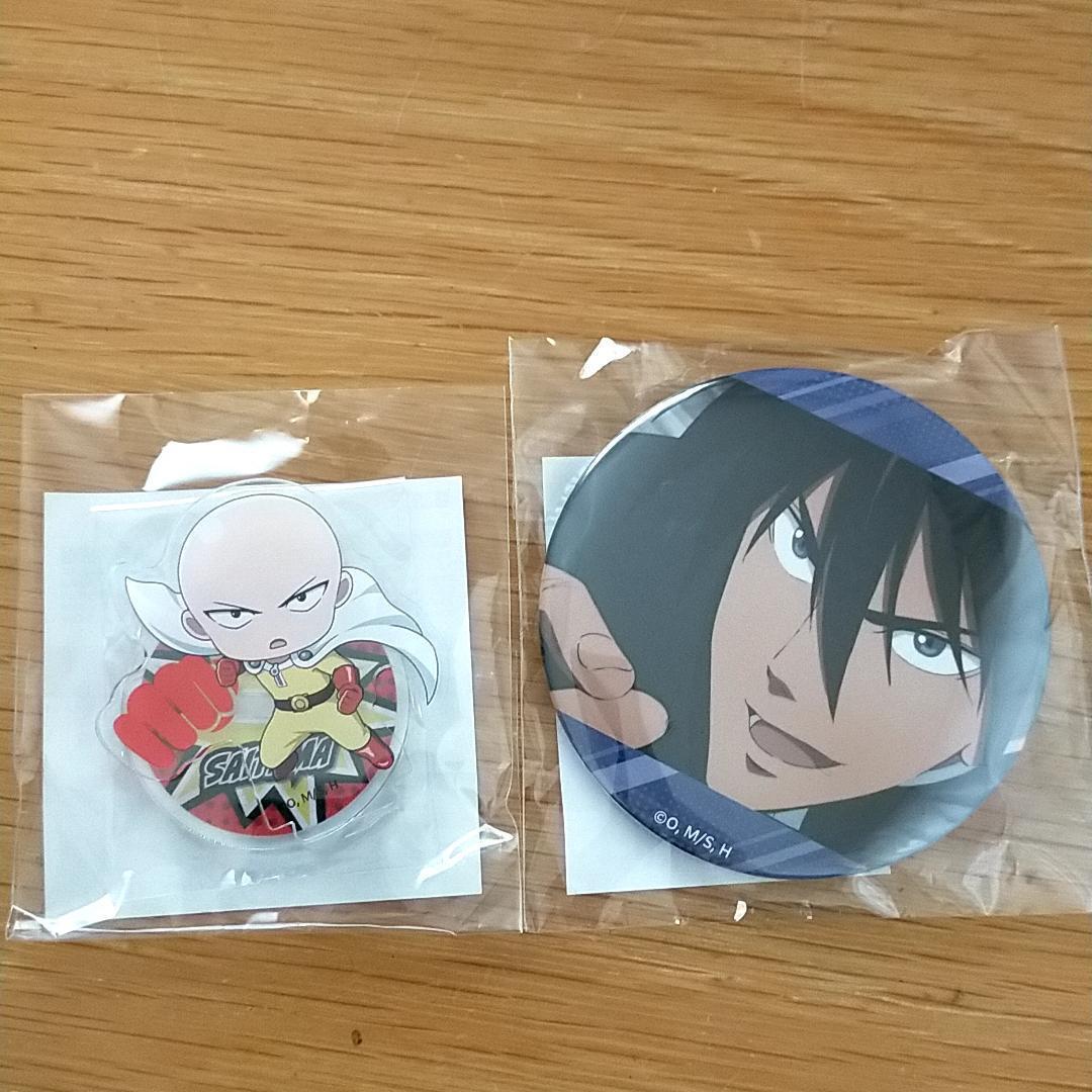 ワンパンマン くじ引き堂　アクリルスタンド　ミニ色紙　缶バッジ　ブロマイド