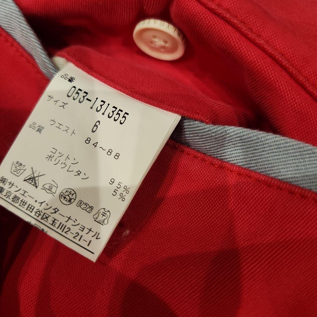 パーリーゲイツ　ゴルフパンツ　ピンク　サイズ6【XL】　ストレッチ