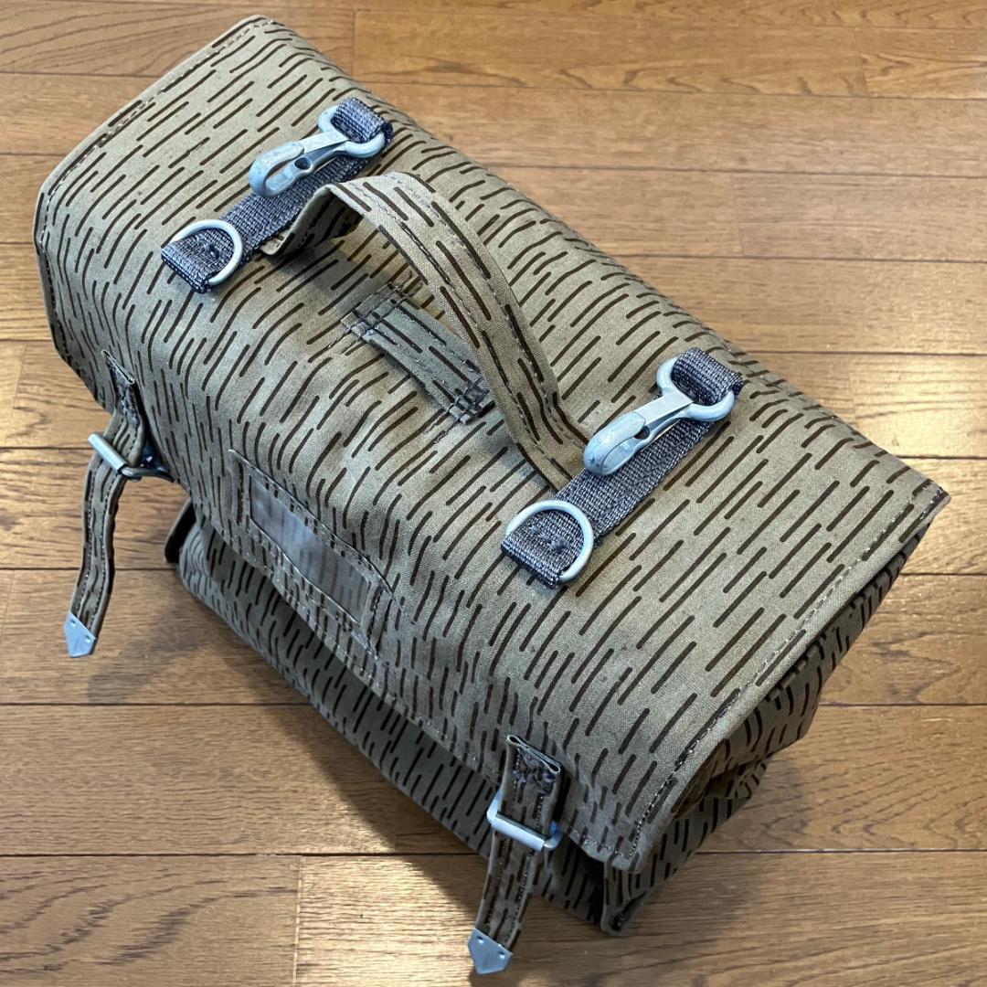 東ドイツ軍 ★ NVA レインドロップ迷彩 バッグ ★ デッドストック