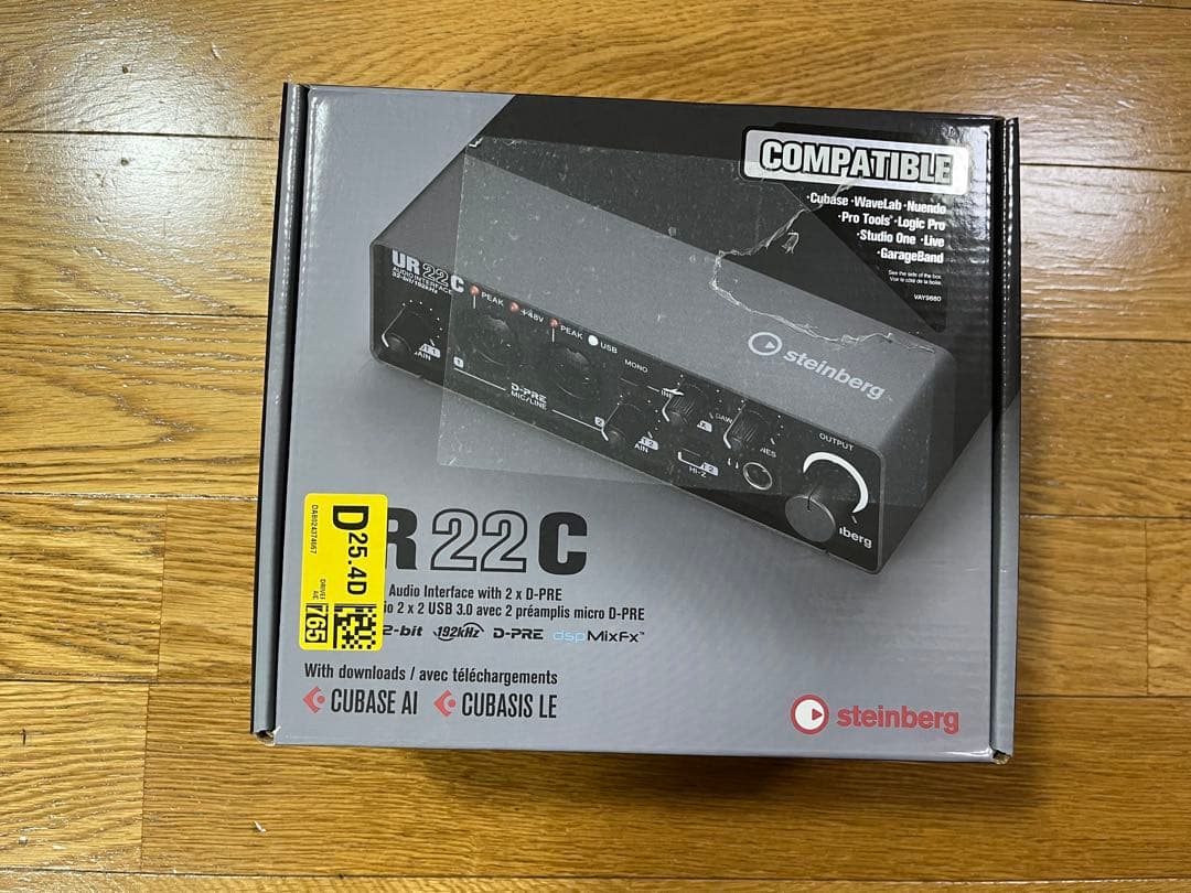 【新品未開封】Steinberg UR22C USBオーディオインターフェイス
