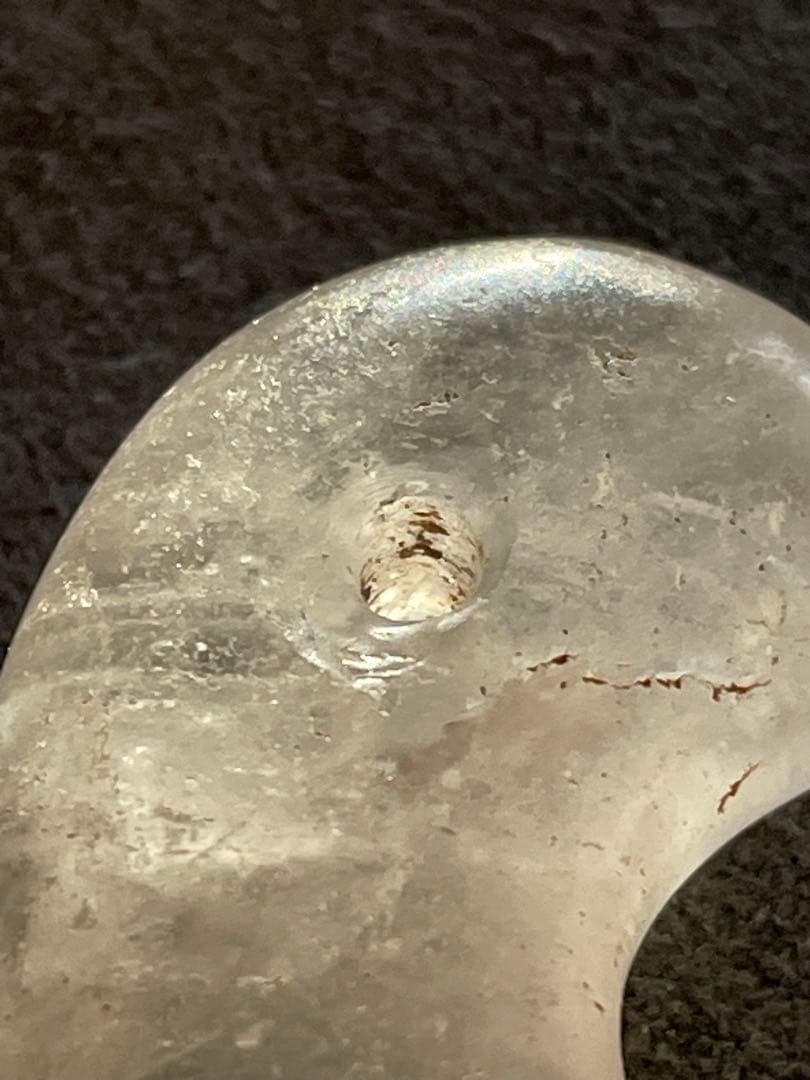 古墳時代　水晶製勾玉　出土品