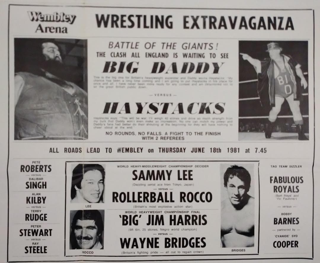 タイガーマスク　サミー・リー　プログラム　プロレス　佐山サトル