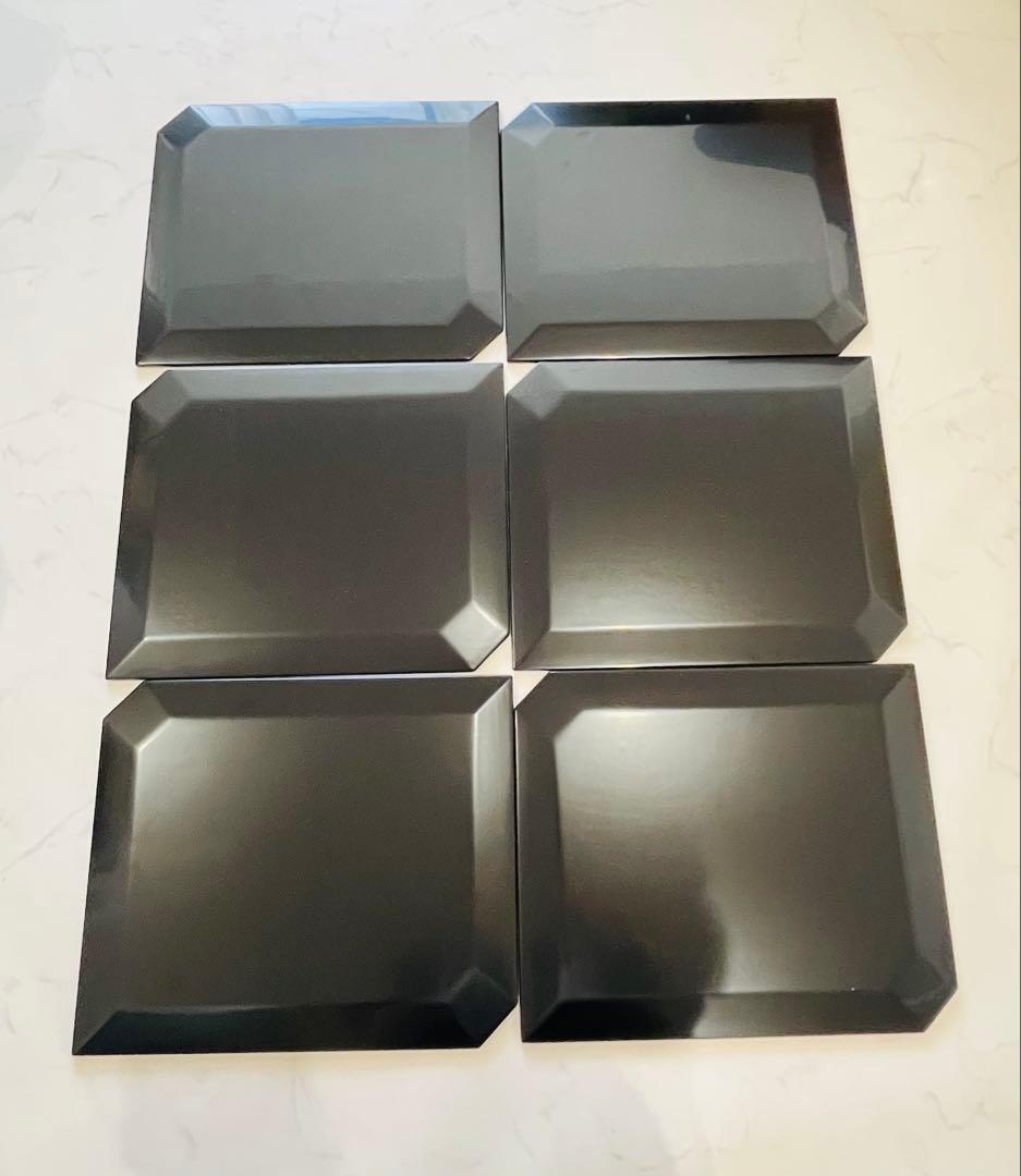 輪島塗　共箱、共布付き　松本光栄堂　卓上膳 6客セット