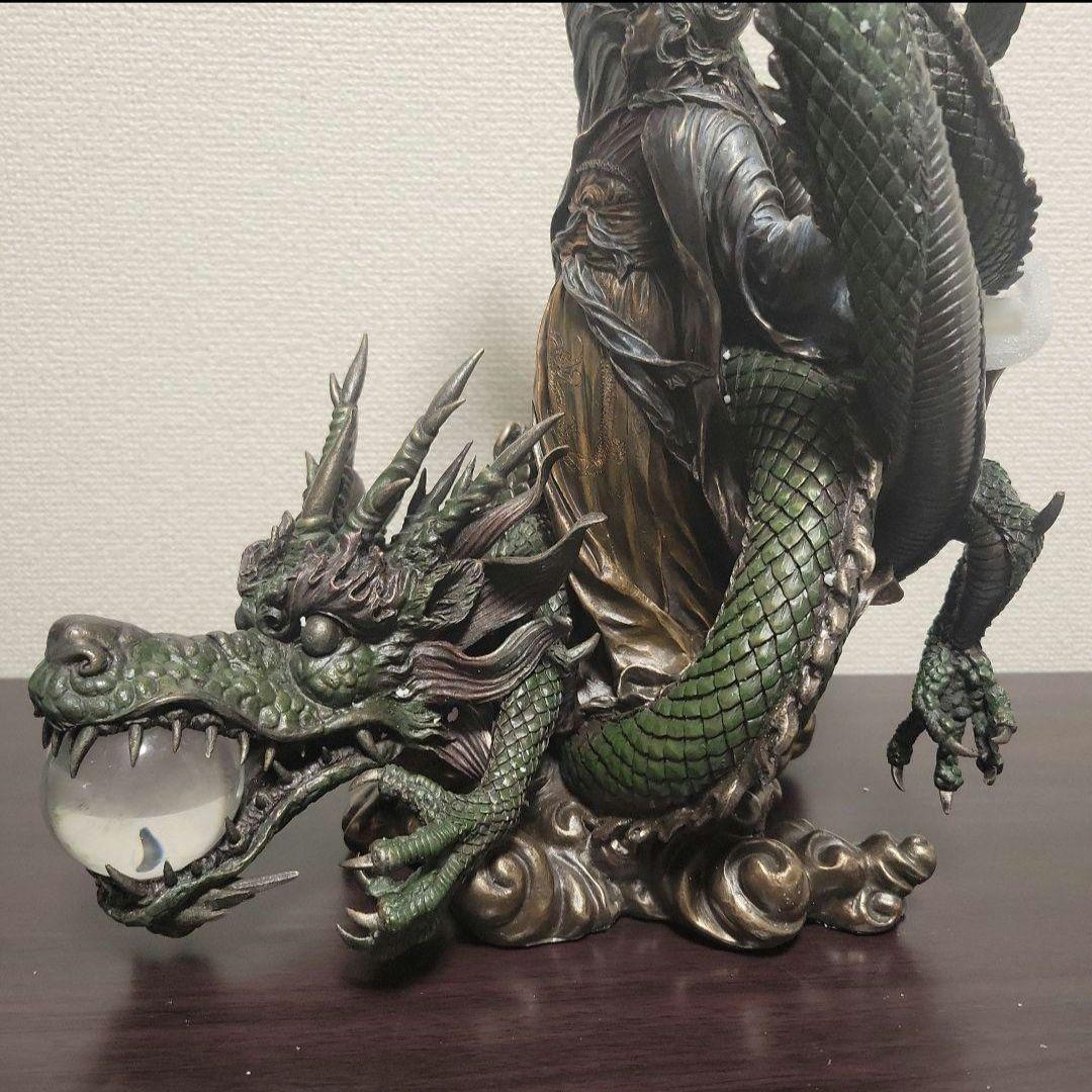 百花三国志　正子公也　諸葛亮孔明　フィギュア ブロンズ風　コールドキャスト