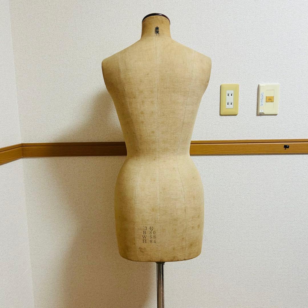 文化服装学院　文化学園　東京キイヤ　ボディ トルソー マネキン　文化型　3号