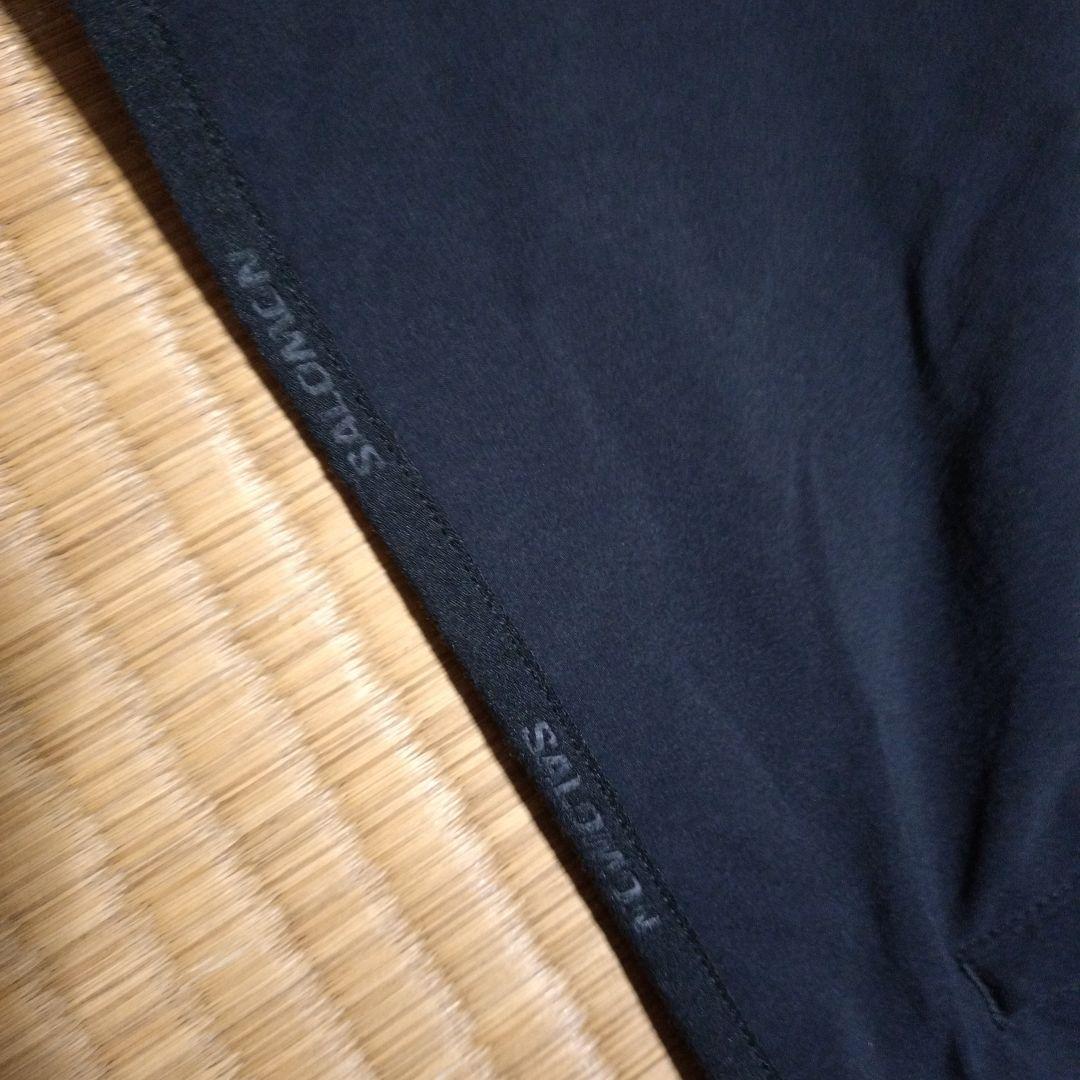 SALOMON ブラック フリースジャケット XL　ミドラー