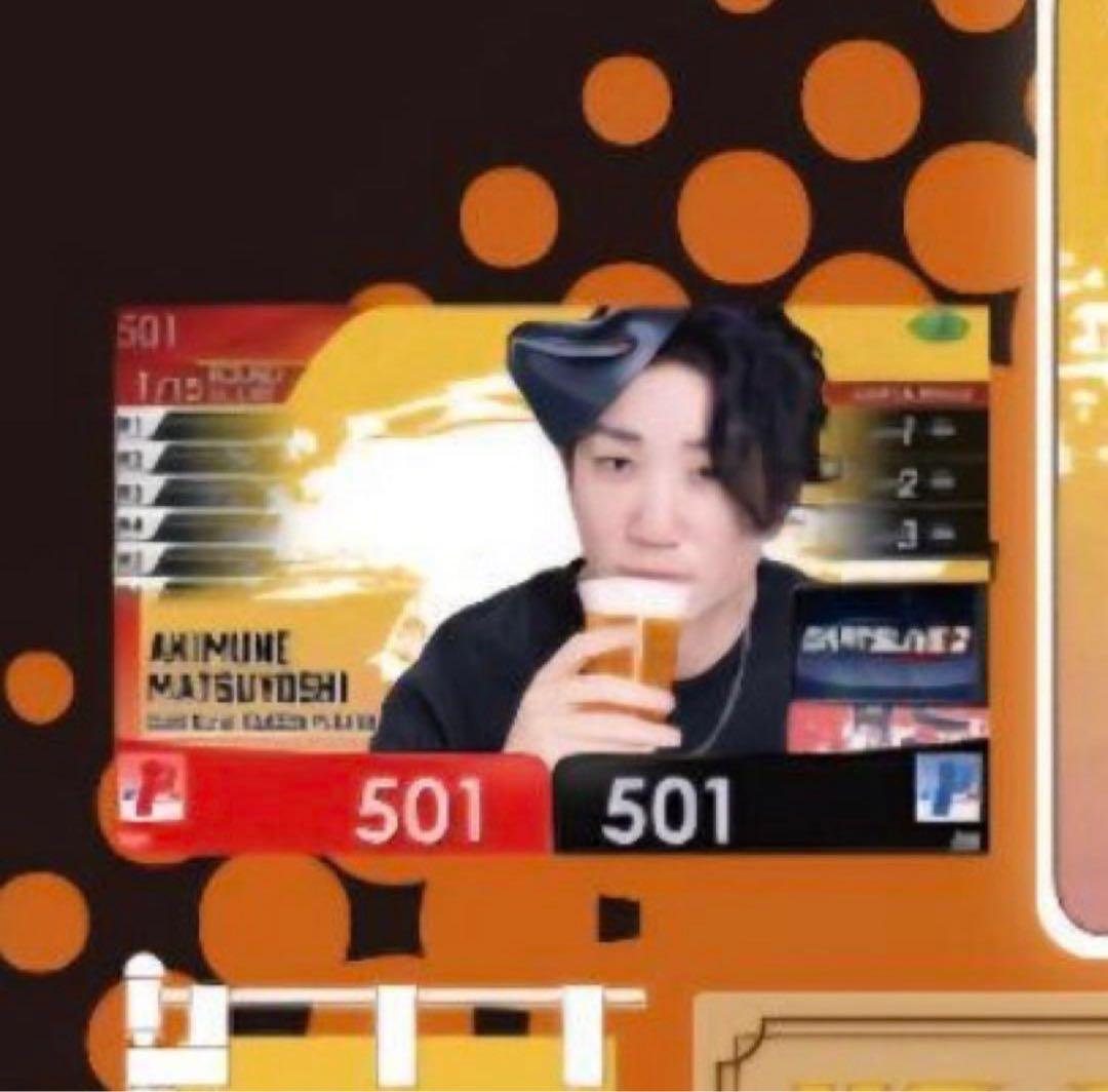 ダーツ祭り　松吉 輝宗　プレイヤーグッズ　ダーツライブカード　　レイジー