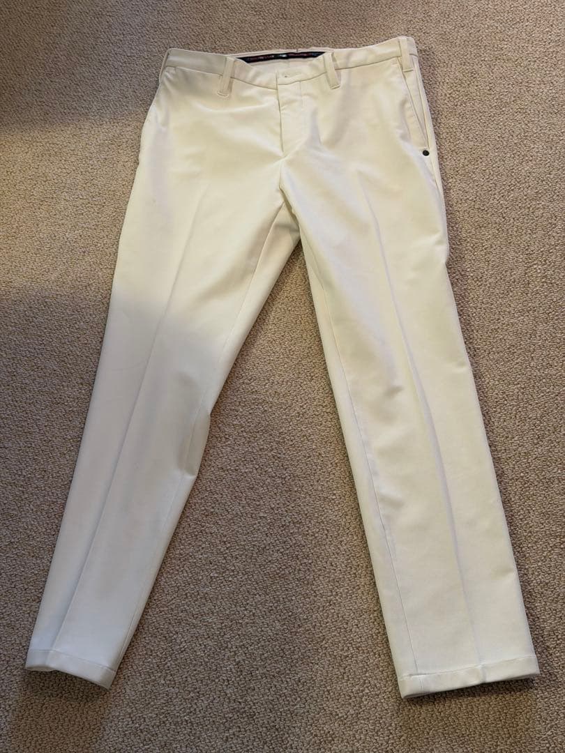 BRIEFING ホワイト スリムフィット パンツ