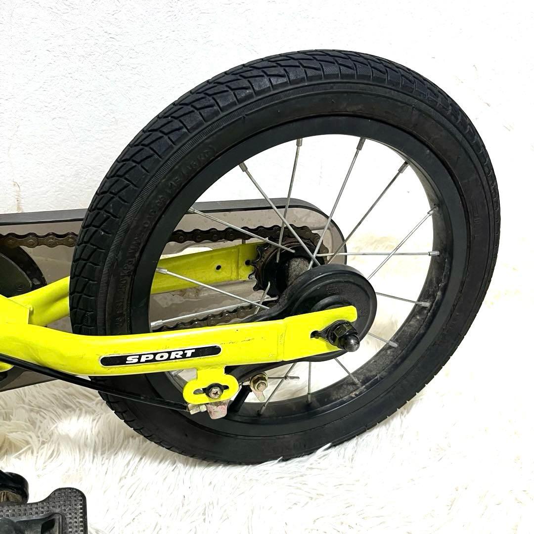 ストライダー　STRIDER　14X　ライムイエロー　希少　人気　廃盤 ペダル付