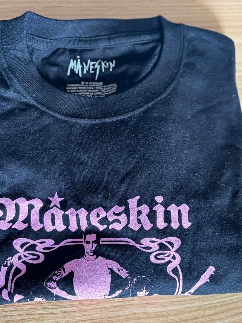 【新品】Måneskin rush! 公式ワールドツアーTシャツ XL