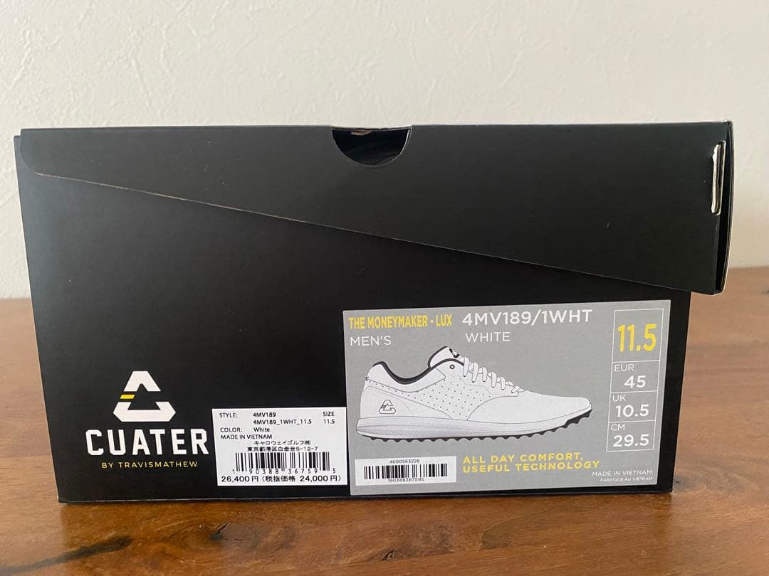 TravisMathew　クウェーター ゴルフシューズ　スパイクレス　29.5