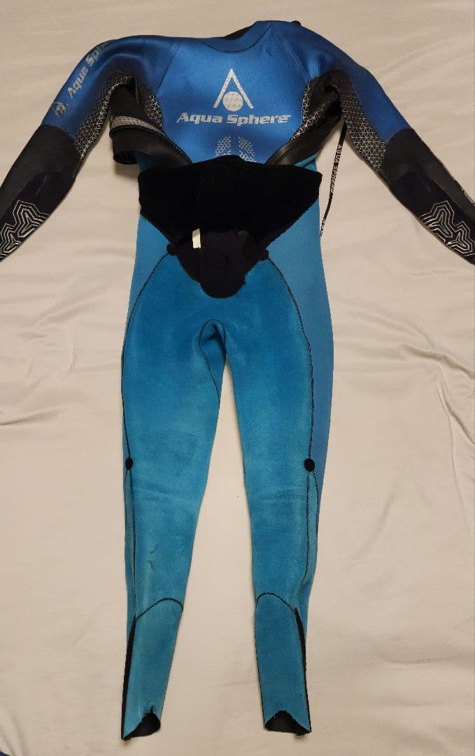 アクアスフィア傑作トライアスロン用ウェットスーツ　サイズS