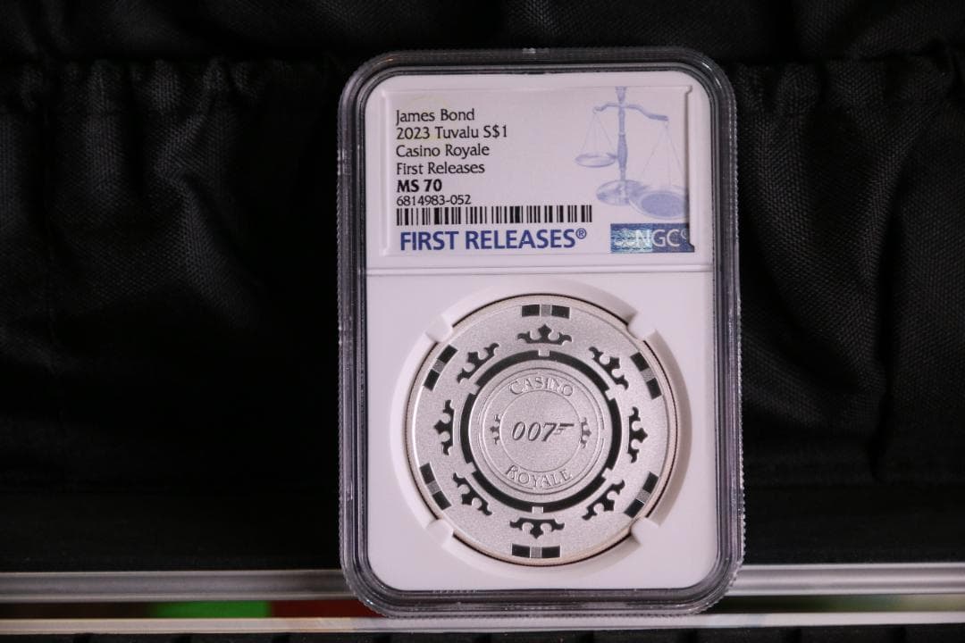 2023 Tuvalu 007 1ドル銀貨 NGC MS70FR