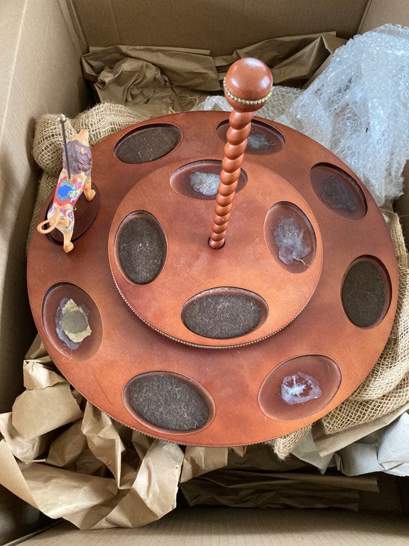 フランクリンミント 1988 トレジャリーオブカルーセル フィギュリン/台座付き