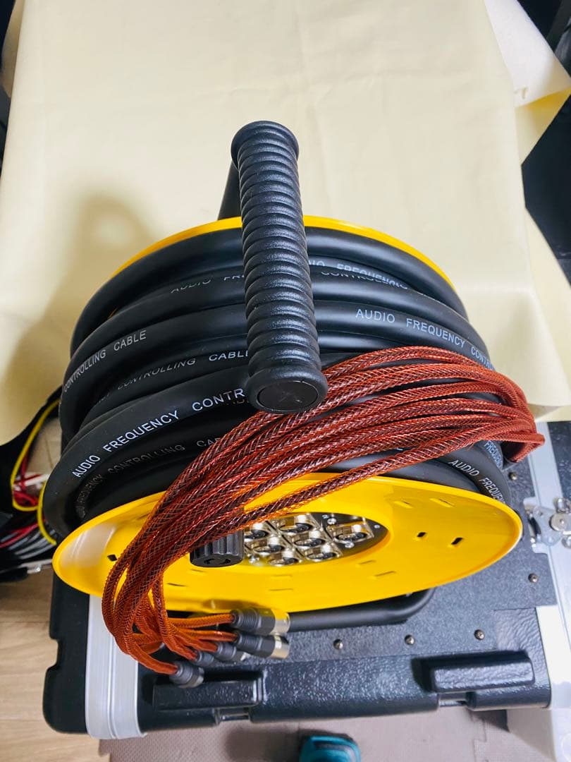 Kyoritsu AI502-25Mドラム式8CHマルチケーブル(約25m）