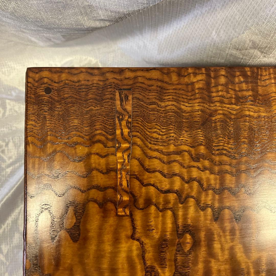 期間限定処分価格　銘木玉杢タモ　チェスト　年代物リメイク