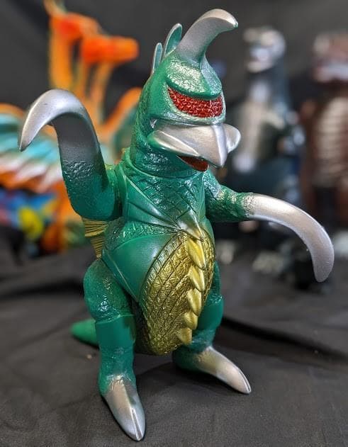 ゴジラ＆ガイガン＆キングギドラ＆アンギラス他（ブルマァク復刻）６体セット＋２