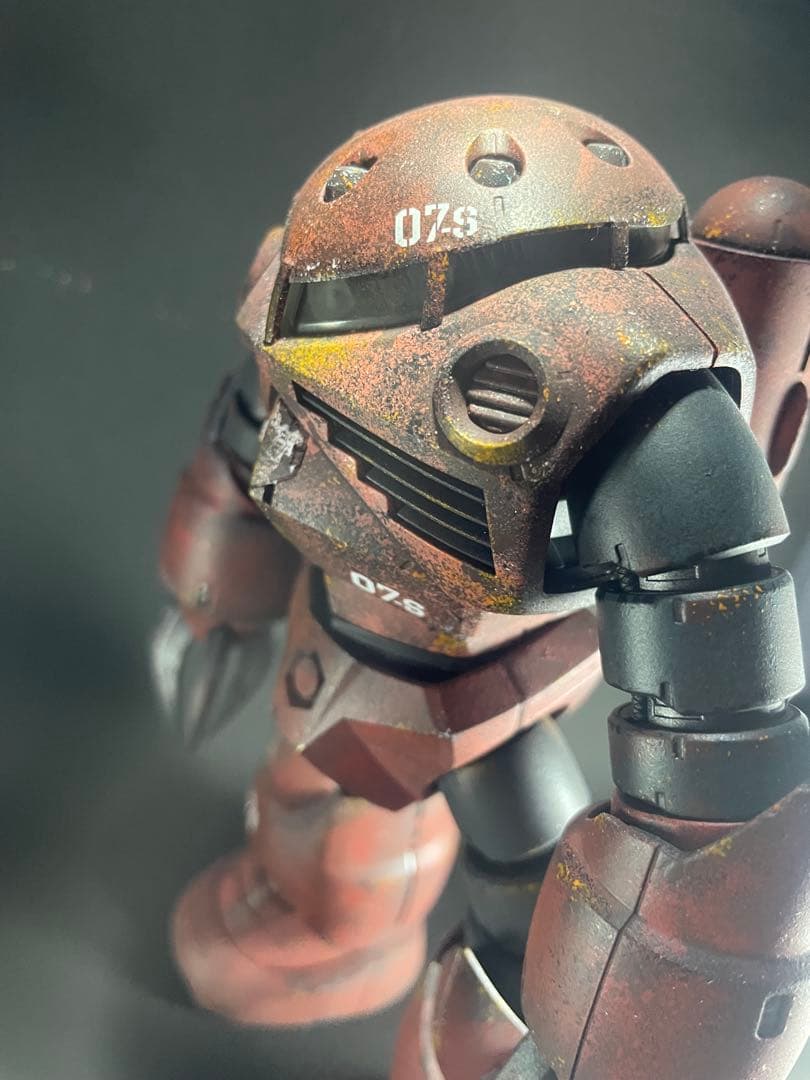 バンダイMG 1/100シャア専用ズゴックMSM-07Sエイジング全塗装完成品