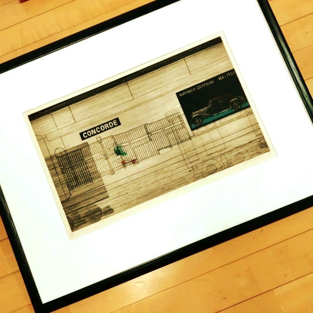 ☆ 野口明美 CONCORDE 銅版画