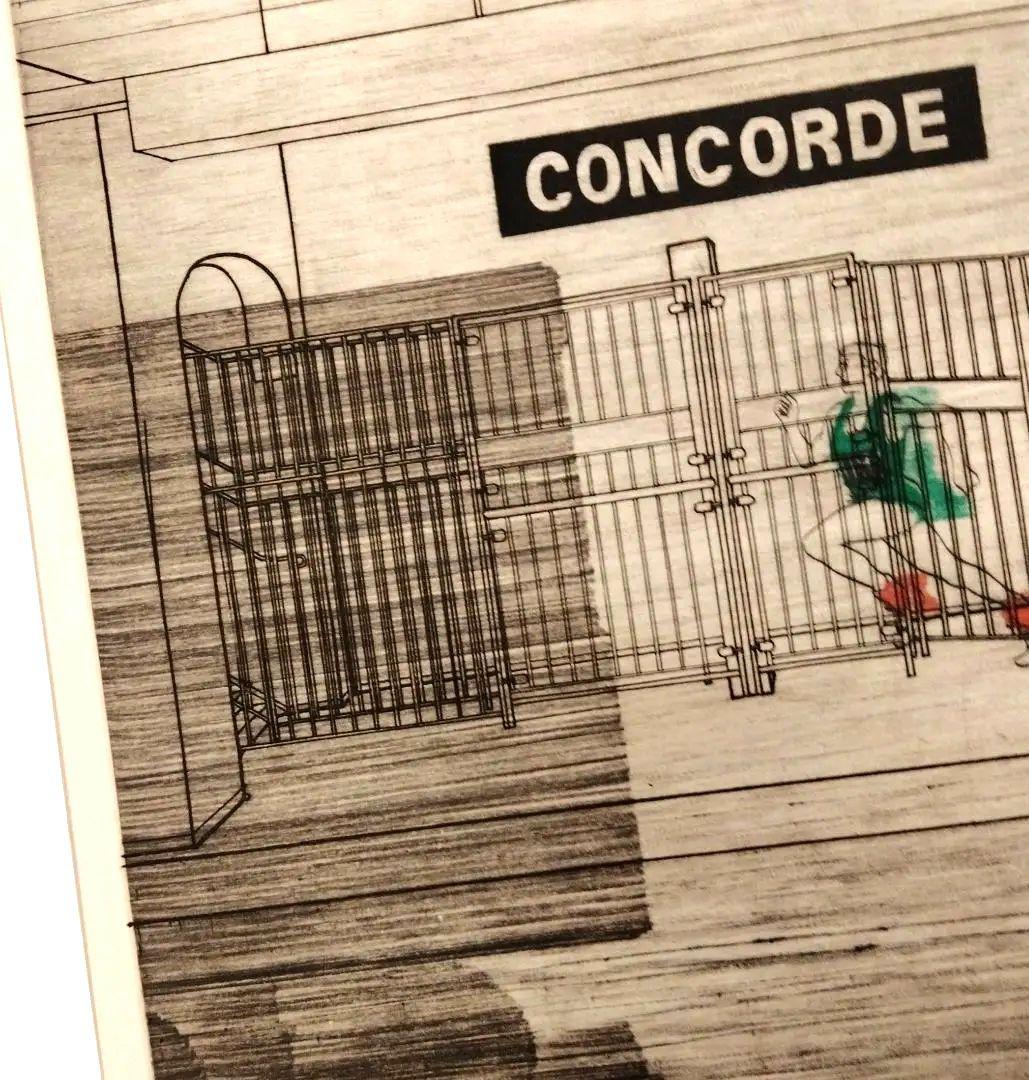 ☆ 野口明美 CONCORDE 銅版画