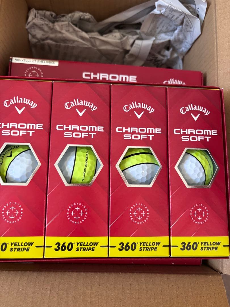 Callaway ゴルフボール CHROME SOFT 24 5箱