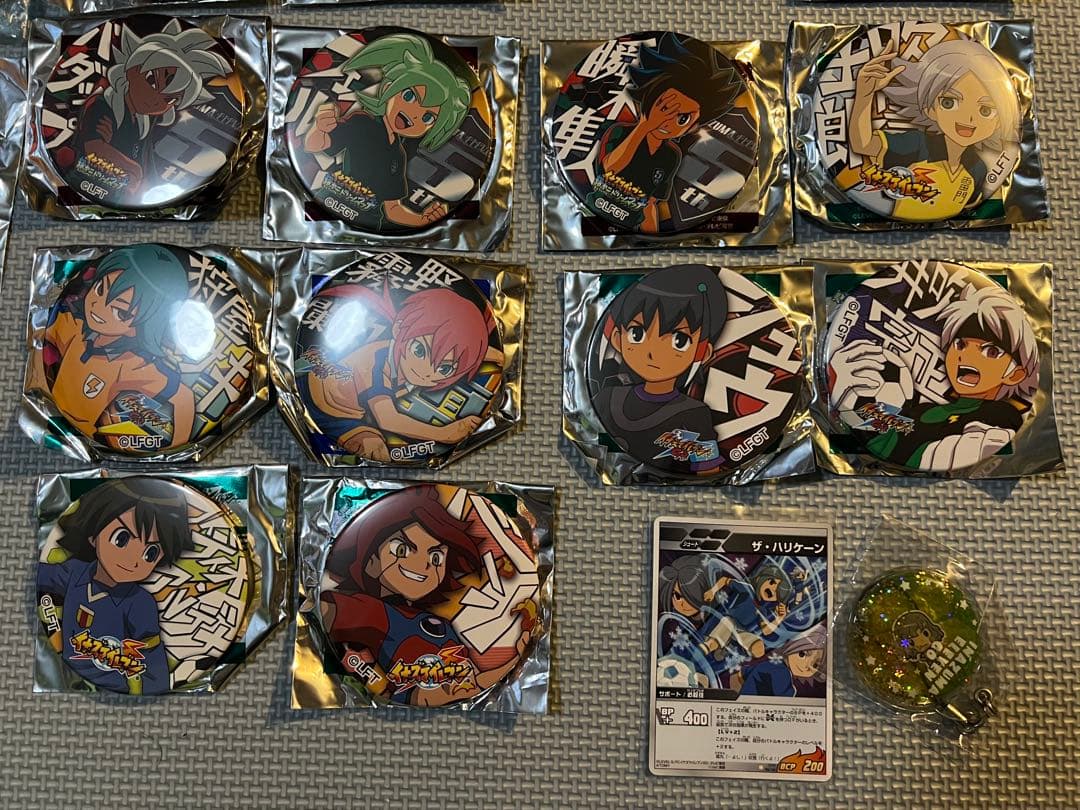 【バラ売り不可】イナズマイレブン　ドでか缶バッジ　64点セット