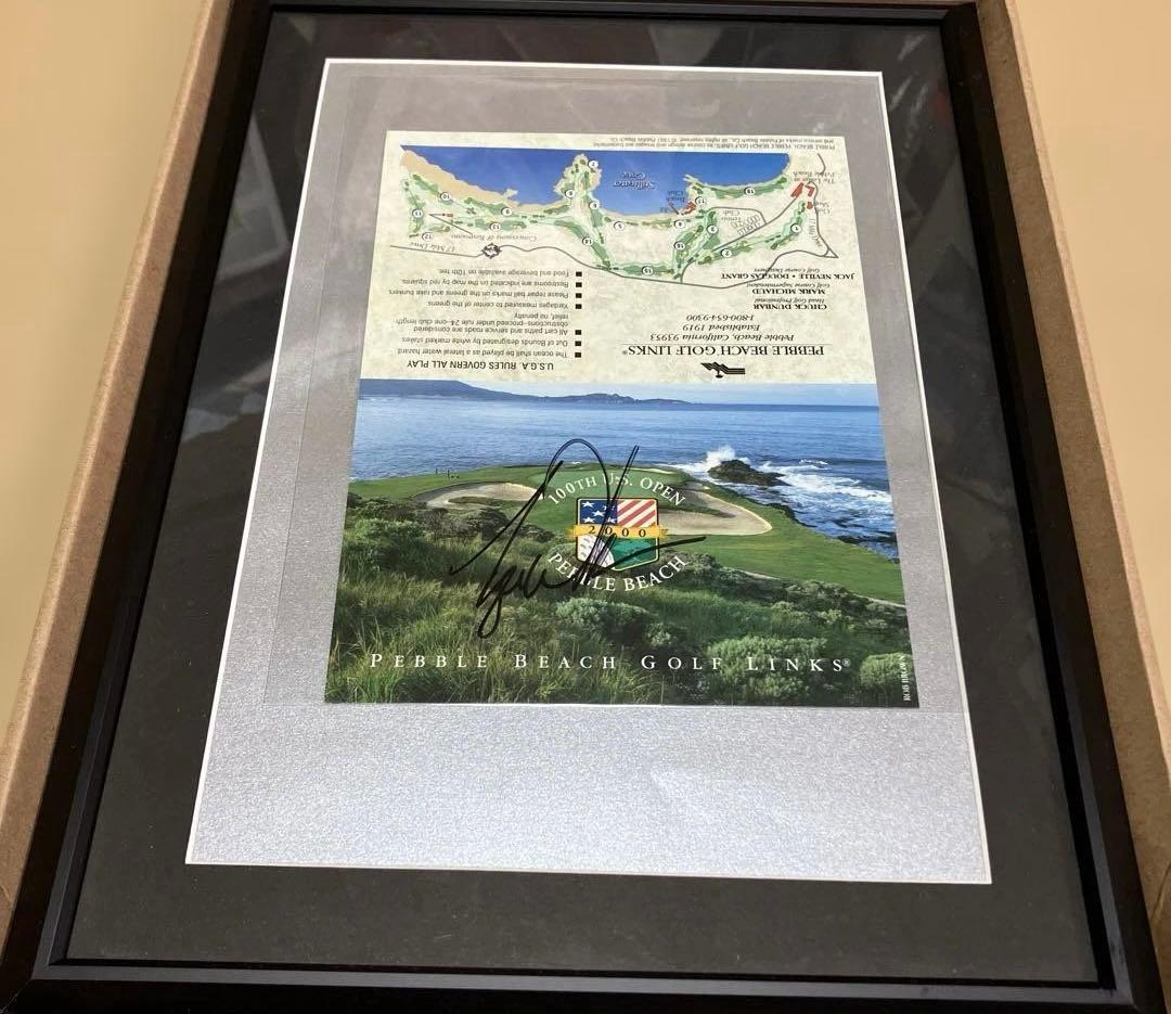 タイガーウッズ選手直筆サイン