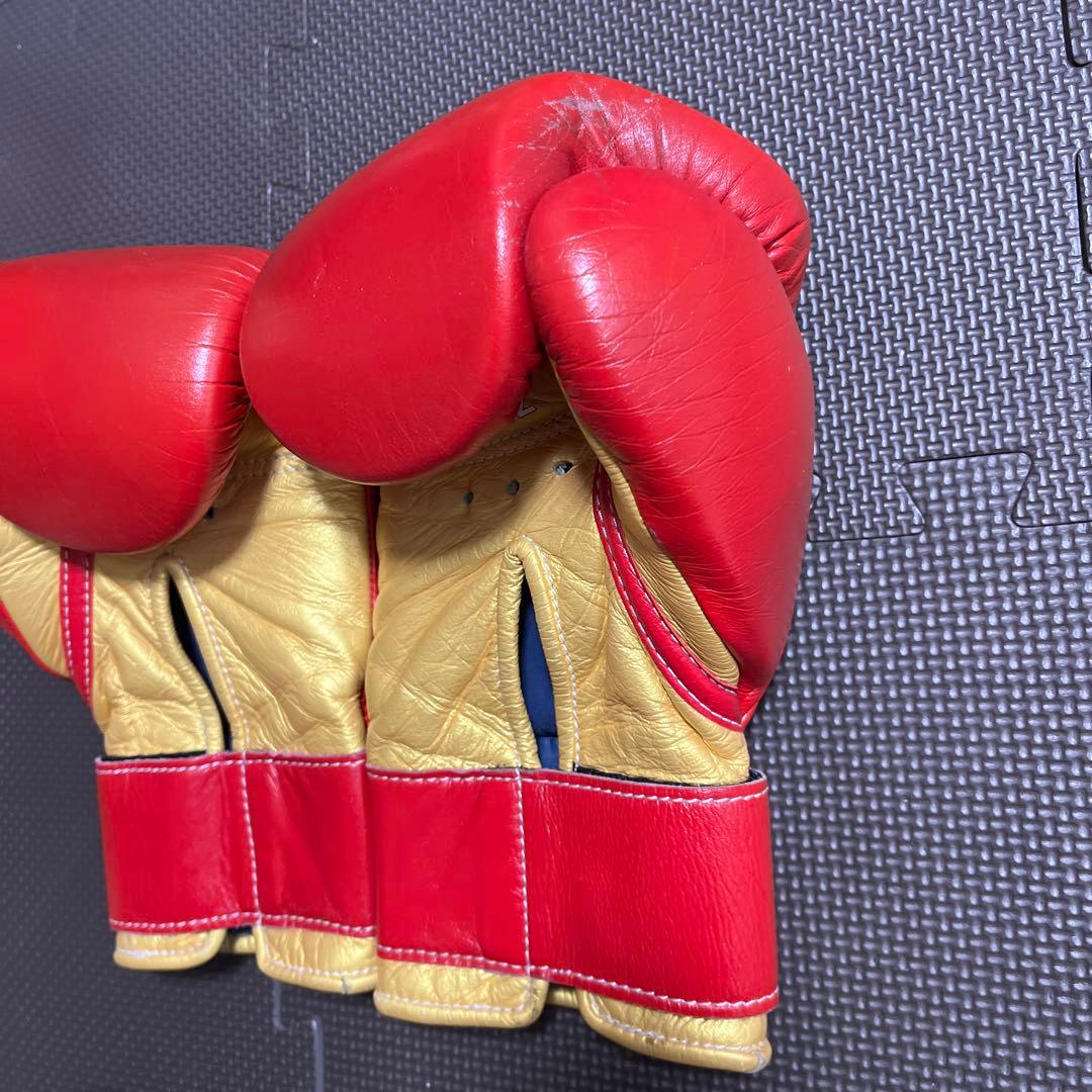 （限定カラー）Winning ボクシンググローブ 8オンス赤×金