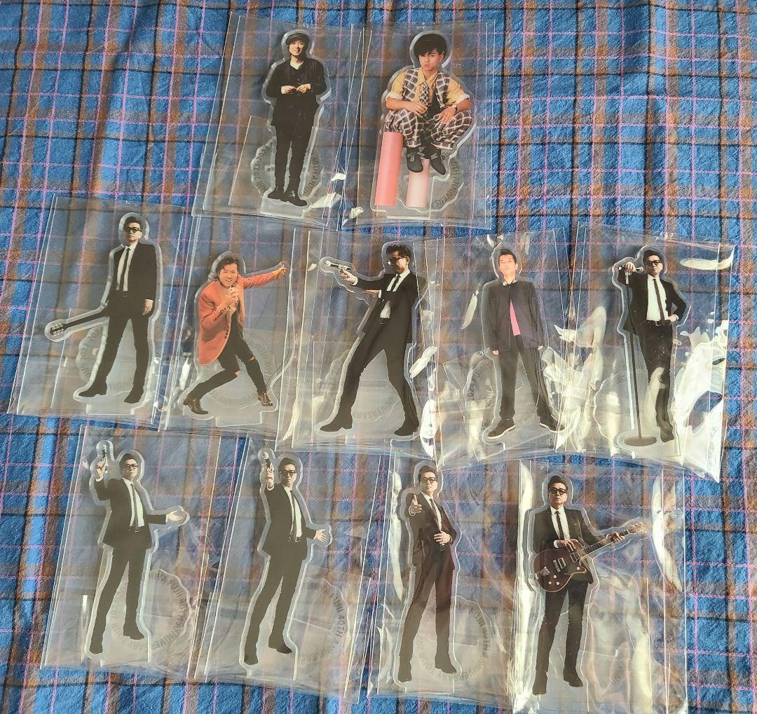 藤井フミヤ　40th Anniversary アクリルスタンド　フルコンプセット