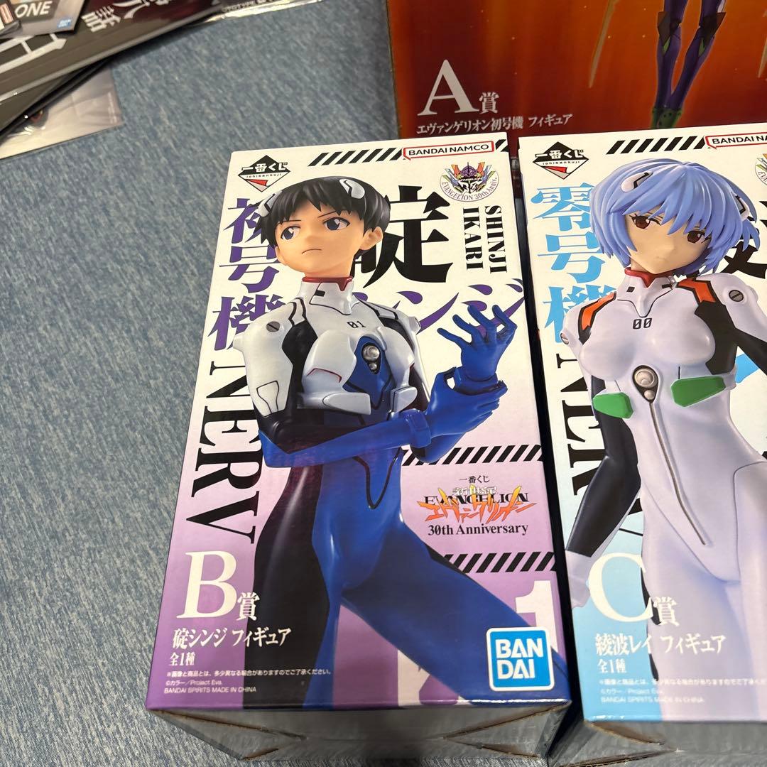 エヴァンゲリオン フィギュア 4体セットA賞B賞C賞D賞　一番くじ