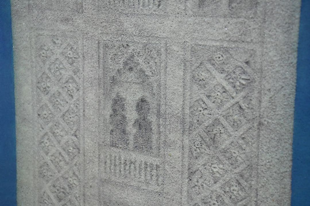 BKK72 真作 山崎忠明 「ヒラルダの塔」 大作 100号 日本画