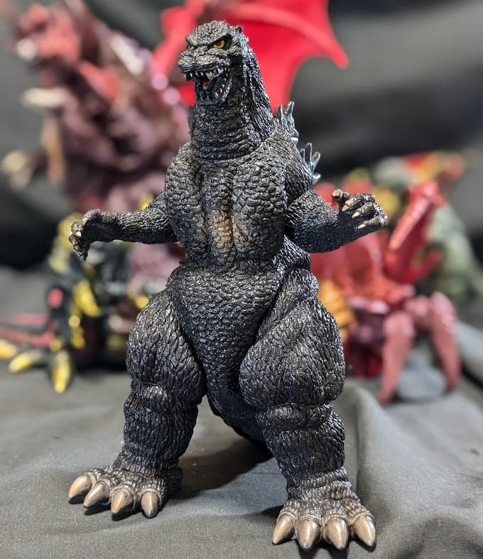 平成ゴジラ・デストロイア集合体・バトラ幼虫（バンダイ）ソフビ３体セット＋３