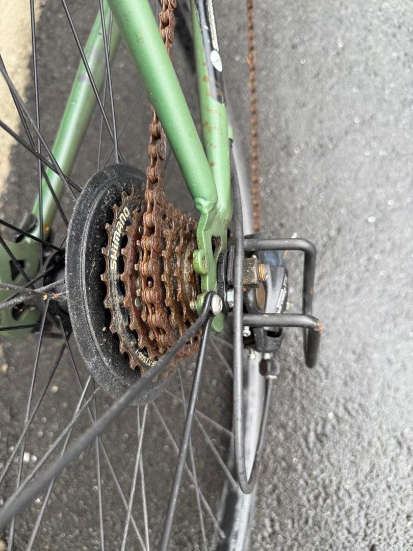 12 自転車 クロスバイク 大阪市 【引取り限定】 変速付き