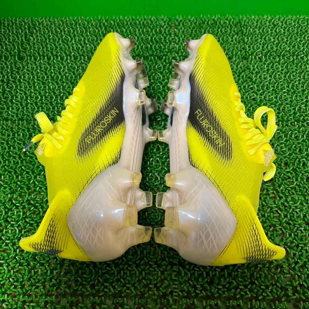 アディダス サッカースパイク エックス ゴースト.1 FG(イエロー×ブラック)