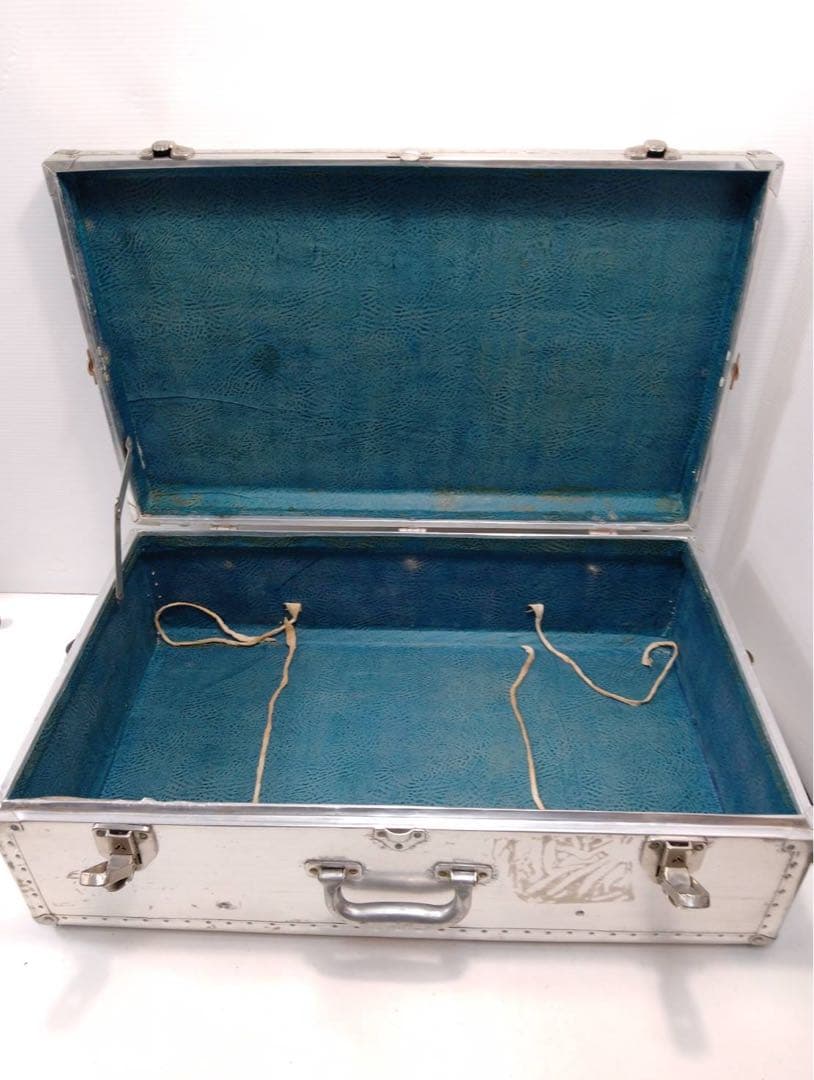 【希少】大型 アルミトランク ヴィンテージ 収納ボックス 什器 インダストリアル