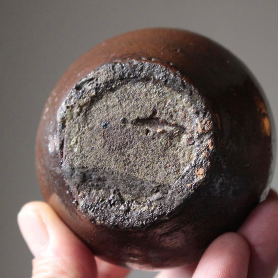 古丹波 栗皮釉 うるか壺 江戸後期 古美術 古道具 アンティーク