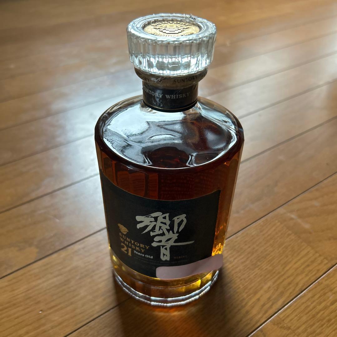 響 21年 SUNTORY ウイスキー ボトルナンバー有 箱無