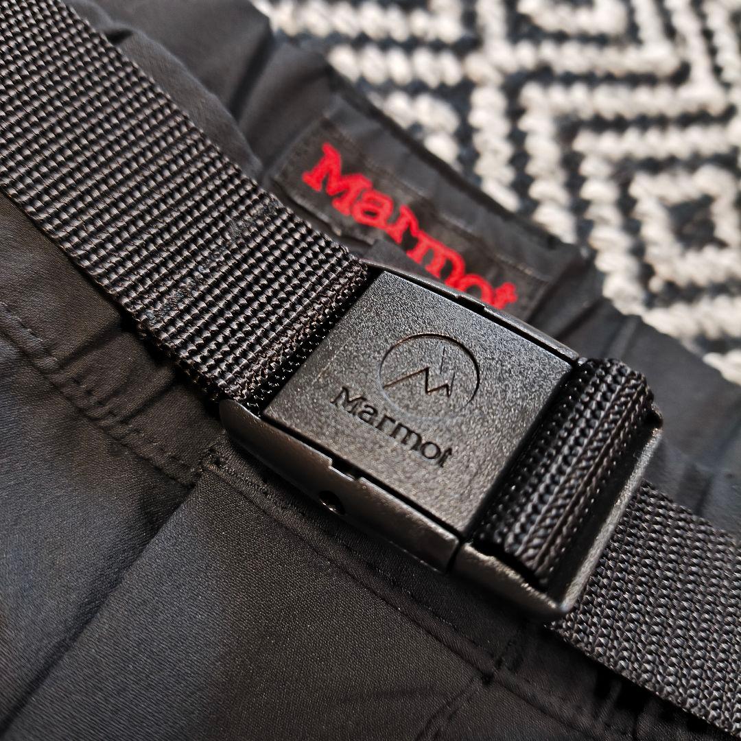 未使用　ビームスゴルフ　マーモット　パンツ　ブラック　グリーン　Sサイズ