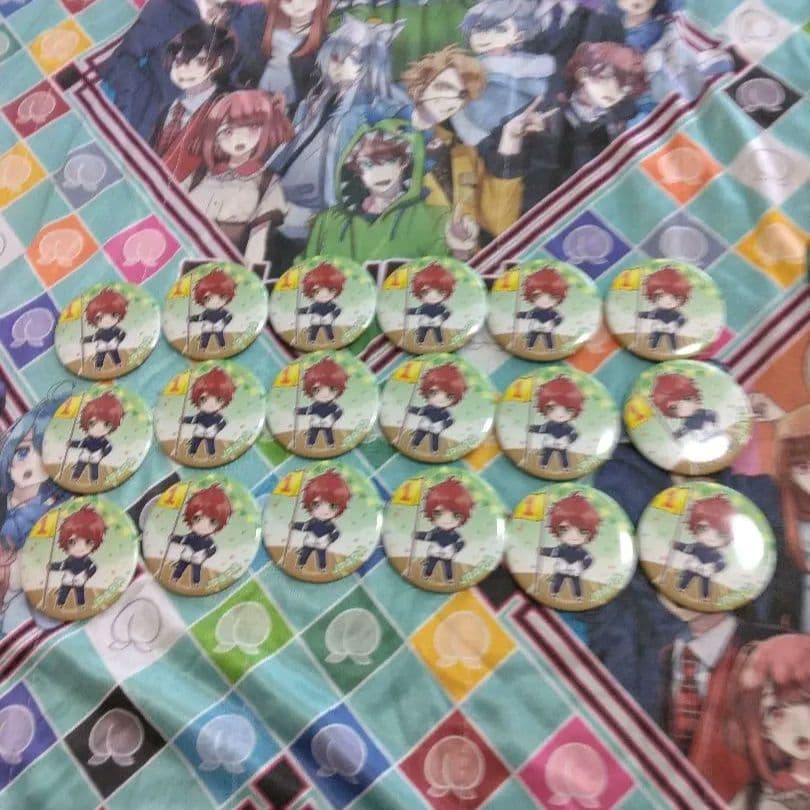 じゃぱぱさん　セブン缶バッチ　18個