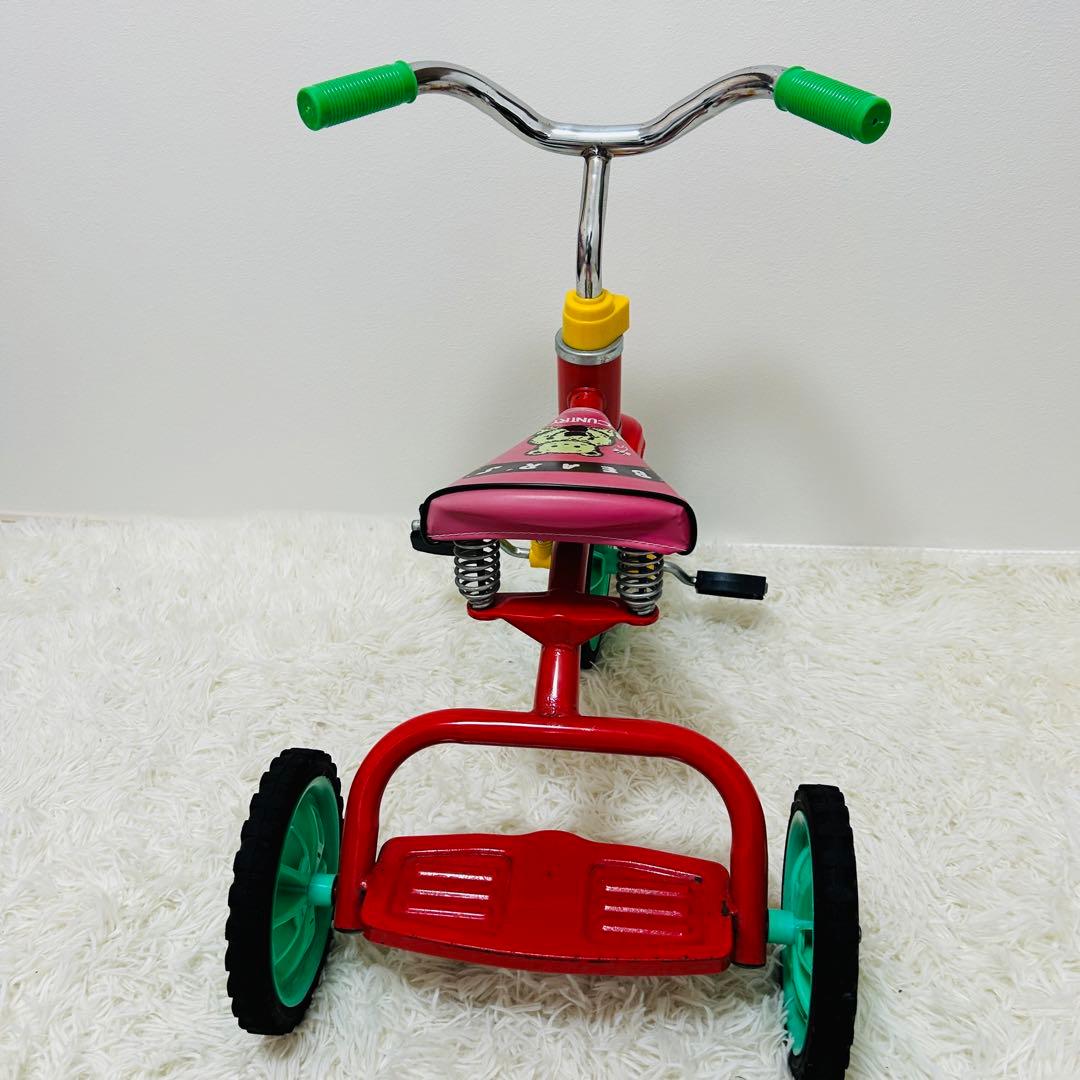 ♡昭和レトロ三輪車♡TSUBAME豆ダッシュ　ベアーズ　レッド 子ども くま