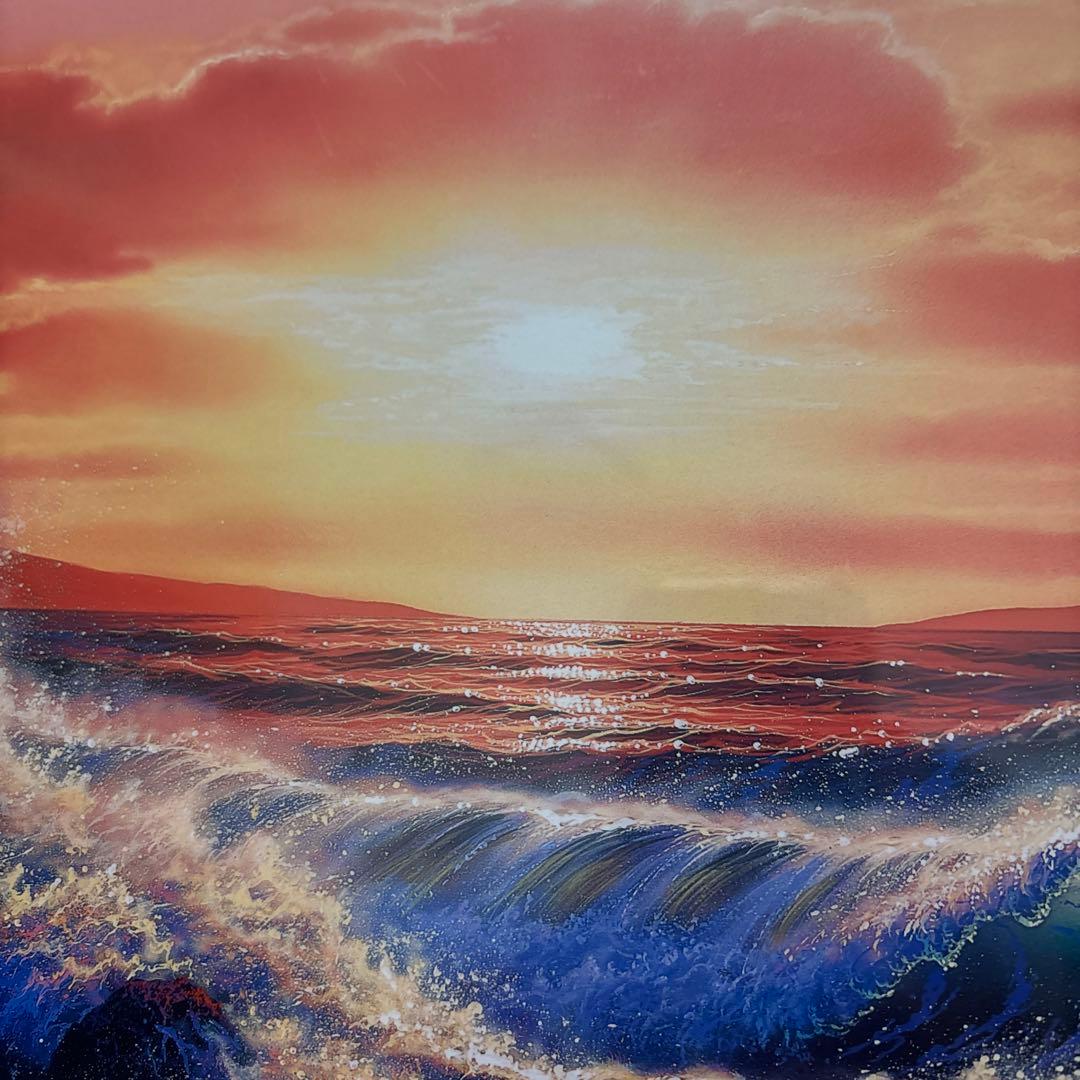 ラッセン　アイランドロマンス　 ROMANCE ポスター　額入り