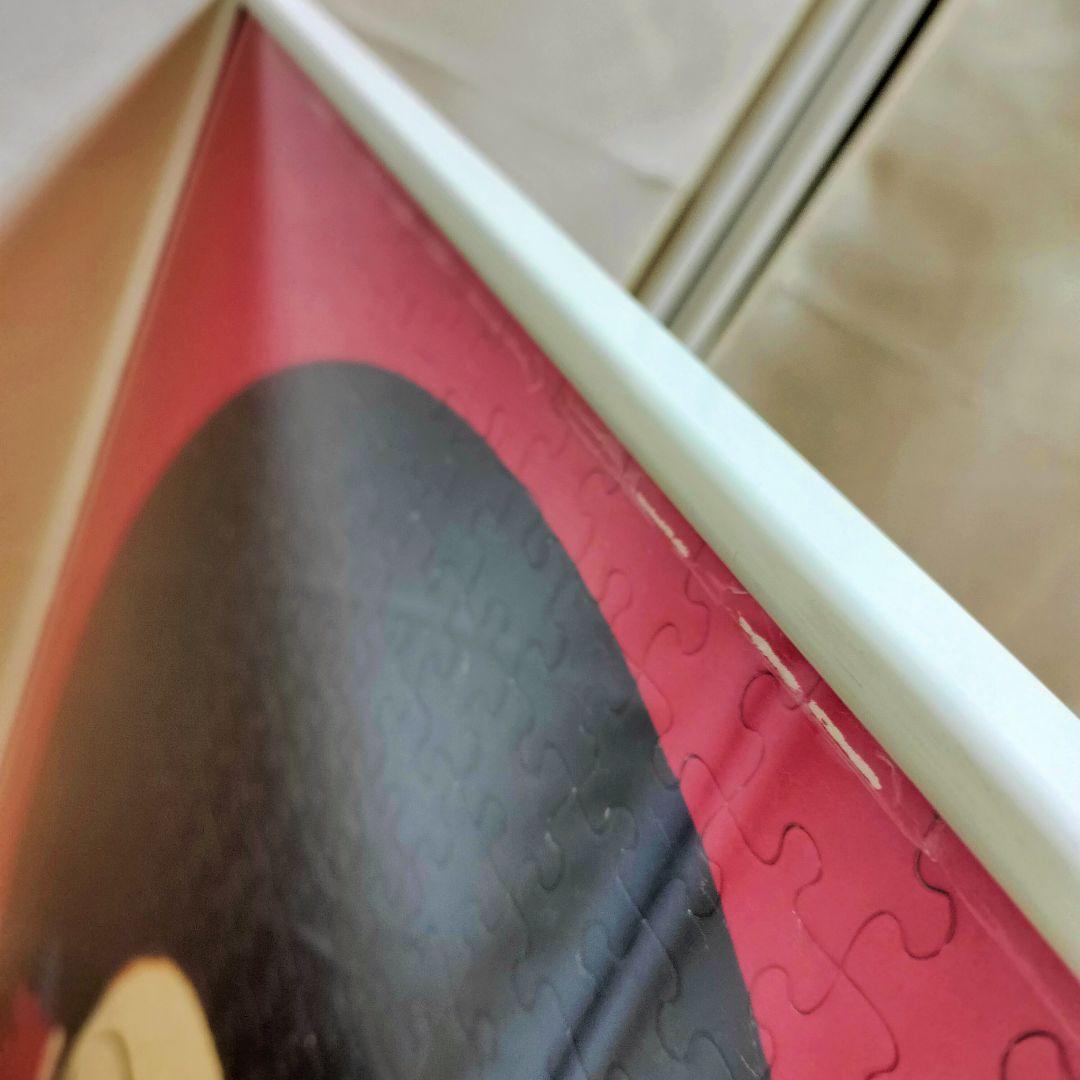 1997 当時物 鶴田一郎 美人画 赤薔薇 Sexy ノエビア パズル 完成品