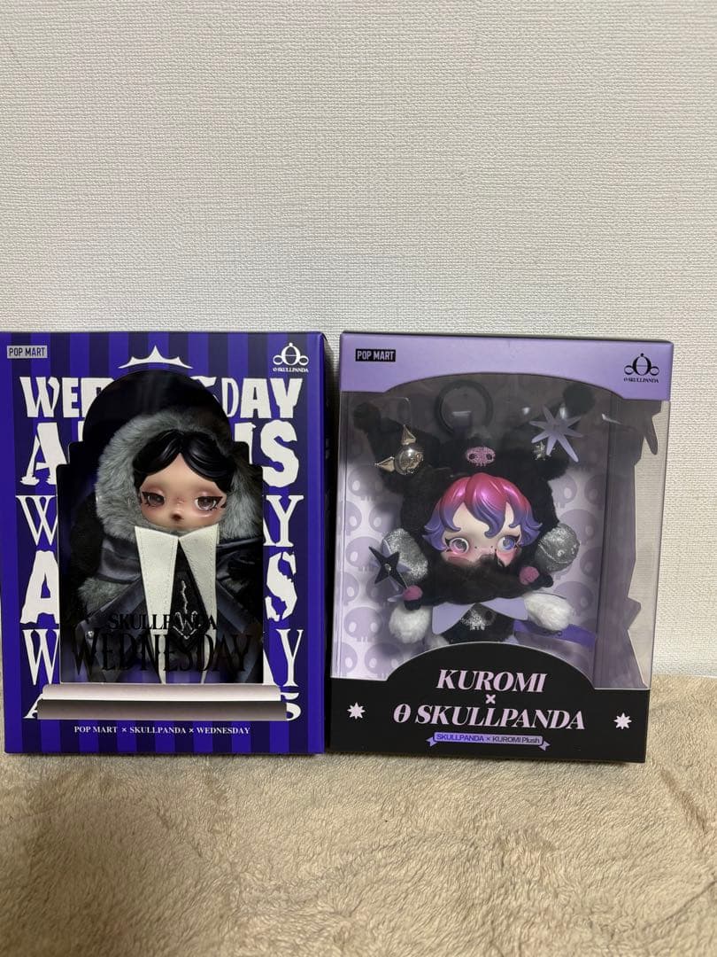 スカルパンダSKULLPANDA クロミ ウェンズデー POPMART サンリオ